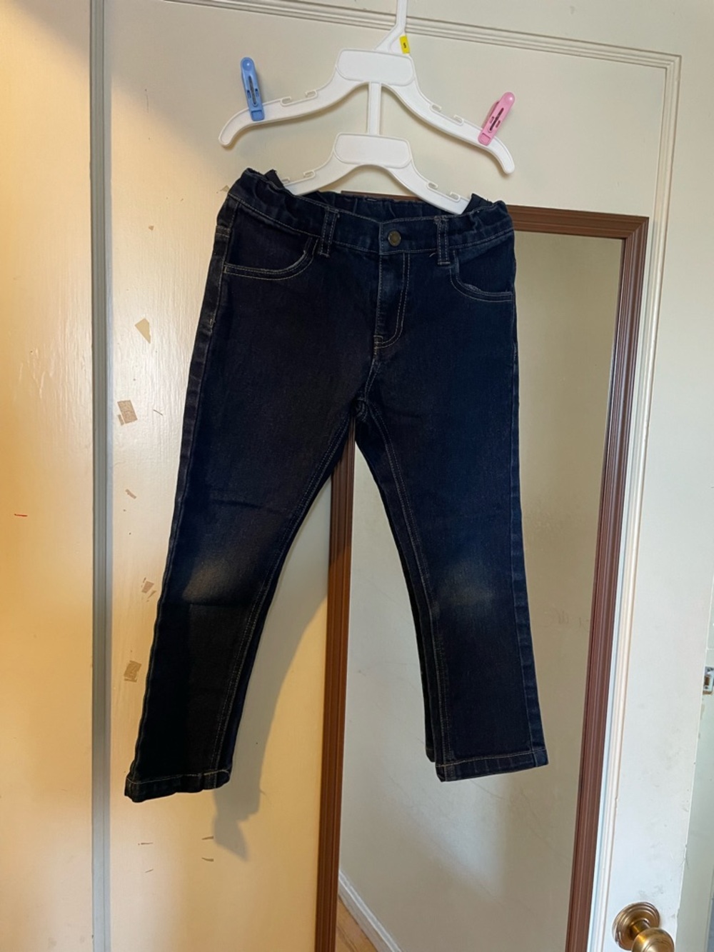 Dark Blue Kids Jeans - Elastic Waist